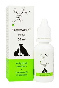 TraumaPet kvapky do uší so striebrom pre psy a mačky 50ml TraumaPet www.bohre.sk