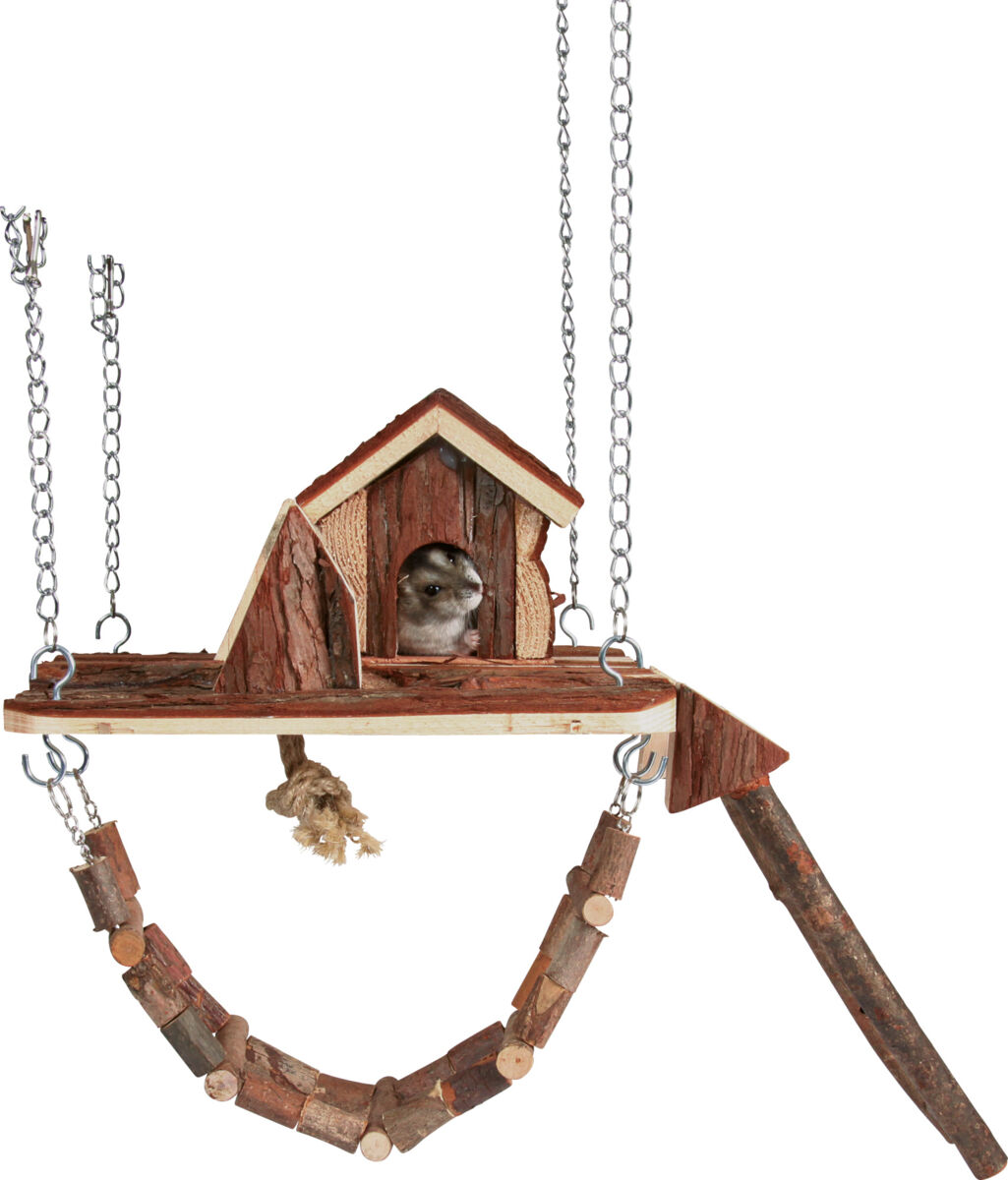 Trixie Janne playground mice bark wood 26 x 22 cm TRIXIE www.bohre.sk