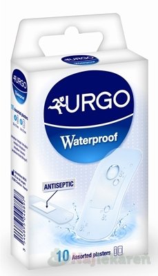 URGO Waterproof vodeodolná náplasť priehľadná, 2 veľkosti, 10ks URGO www.bohre.sk