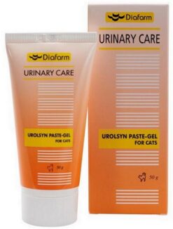 Urolsyn okysľujúca pasta k prevencii vzniku močových kameňov u mačiek 50g Diafarm www.bohre.sk