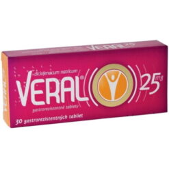VERAL 25 mg 30 tabliet Veral www.bohre.sk