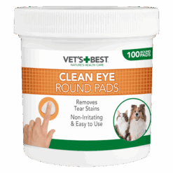 VET´S BEST CLEAN EYE ROUND PADS čistiaca utierka na okolie oči pre psy 100 ks VET´s BEST www.bohre.sk