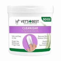 VET´S BEST Clean ear finger pads 50 ks VET´S BEST www.bohre.sk