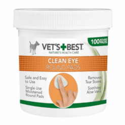 VET´S BEST Clean eye round pads 100 ks VET´S BEST www.bohre.sk
