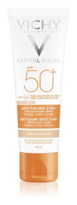VICHY Capital Soleil SPF 50+ krém proti tmavým škvrnám 50ml Vichy www.bohre.sk