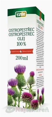 VIRDE OSTROPESTREC 100% OLEJ 0,2 l Virde www.bohre.sk