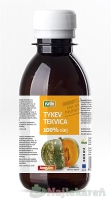 VIRDE Tekvica 100 % olej, 200 ml Virde www.bohre.sk