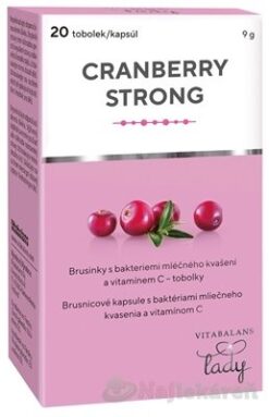 VITABALANS CRANBERRY STRONG CPS 20 Vitabalans www.bohre.sk