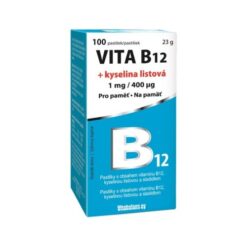 VITABALANS VITA B12 + kyselina listová 10 x 10 kapsúl Vitabalans www.bohre.sk