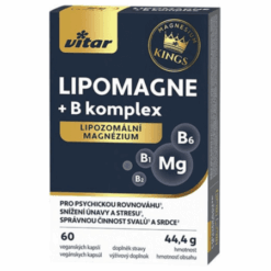 VITAR Kings lipomagne + B komplex 60 kapsúl VITAR www.bohre.sk