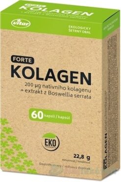 VITAR Kolagén forte + extrakt z Boswellia serrata EKO 60 kapsúl Vitar www.bohre.sk
