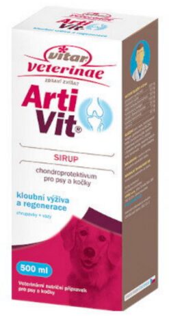 VITAR Veterinae Artivit Sirup - kĺbová výživa pre psy a mačky 200ml Vitar Veterinae www.bohre.sk