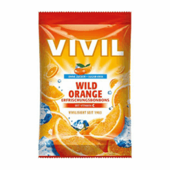 VIVIL Bonbons wild orange drops s príchuťou pomaranča s vitamínom C bez cukru 60 g Vivil www.bohre.sk