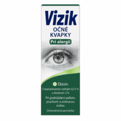 VIZIK Očné kvapky pri alergii ektoín a hyaluronát 10 ml Vizik www.bohre.sk