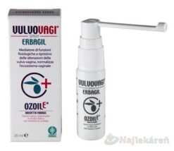 VULVOVAGI sprej na vaginálne zápaly, infekcie, 1x20 ml Erbagil www.bohre.sk