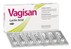Vagisan Lactic Acid vaginálne čapíky s kyselinou mliečnou 7 ks Dr. august wolff gmbh & co. arzneimittel www.bohre.sk