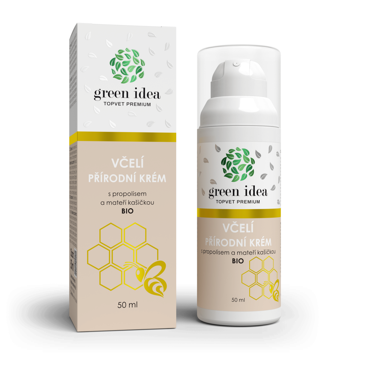 Včelí prírodný krém 50 ml - Green idea Green idea www.bohre.sk