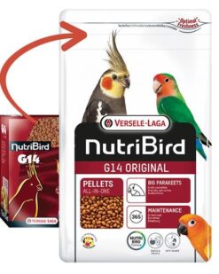 Versele Laga NutriBird G14 Original - pre stredne veľké papagáje 1kg VERSELE LAGA www.bohre.sk