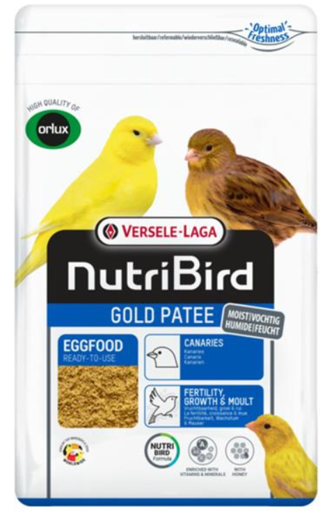 Versele Laga Orlux NutriBird Gold Patee Canaries vaječné krmivo pre kanáriky 1kg VERSELE LAGA www.bohre.sk