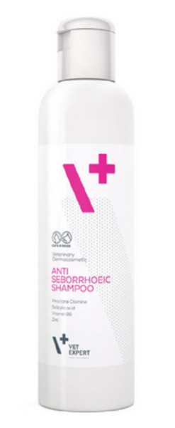 VetExpert Antiseborrhoeic shampoo šampón pre psy a mačky so sklonom k seboroe 250ml VetExpert www.bohre.sk
