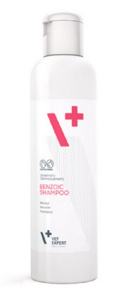 VetExpert Benzoic shampoo šampón pre psy a mačky s mastnou pokožkou 250ml VetExpert www.bohre.sk