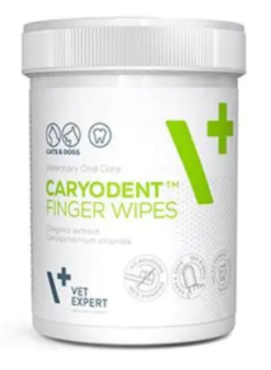 VetExpert Caryodent finger wipes obrúsky na čistenie zubov pre psy a mačky 50 ks VetExpert www.bohre.sk