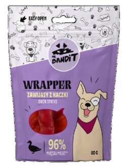 VetExpert Mr.Bandit pochoutka WRAPPER tyč.kachna 80 g Mr. Bandit www.bohre.sk