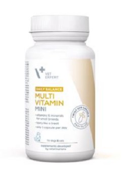 VetExpert Multivitamin Mini (Twist Off) vitamínový a minerálny prípravok pre psy a mačky 30 kapsúl VetExpert www.bohre.sk