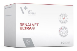VetExpert RenalVet Ultra (Twist Off) prípravok určený pre dospelé mačky na podporu správnej funkcie obličiek 60 kapsúl VetExpert www.bohre.sk
