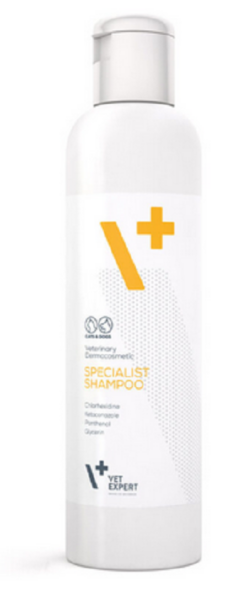 VetExpert Specialist Shampoo šampón pre psy a mačky so sklonom k bakteriálnej dermatitíde a kožným plesniam 250ml VetExpert www.bohre.sk
