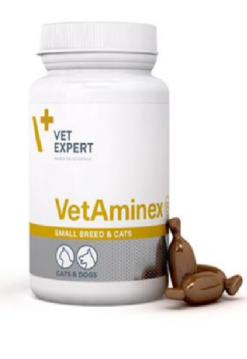 VetExpert VetAminex Small breed & cats (Twist Off) vitamínový a minerálny prípravok pre mačky a psy 60 kapsúl VetExpert www.bohre.sk