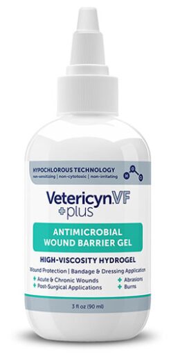 Vetericyn VF antimicrobial wound barrier gel na rany pre psy a mačky 90ml Vetericyn www.bohre.sk