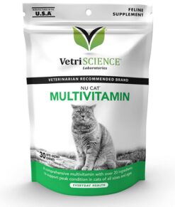 VetriScience Nu Cat Multivitamin žuvacie tablety pre mačky 30tbl Vetri Science www.bohre.sk