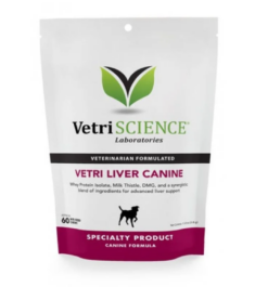 VetriScience Vetri-Liver Canine žuvacie tablety na podporu zdravia pečene 60tbl Vetri Science www.bohre.sk