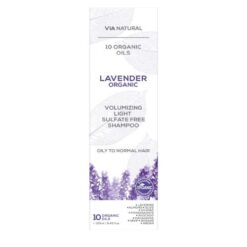 Via natural Šampón na vlasy bez objemu s bio levanduľou 250 ml Kataleya www.bohre.sk