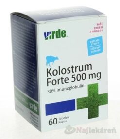 Virde Kolostrum Forte 500 mg 60 kapsúl Virde www.bohre.sk