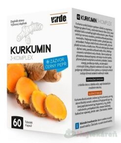 Virde Kurkumin 3-komplex 60 ks Virde www.bohre.sk