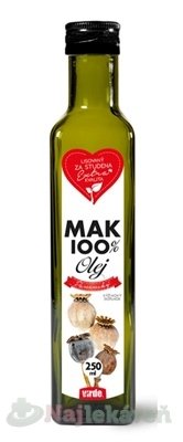 Virde mak 100% olej 0,25 l Virde www.bohre.sk