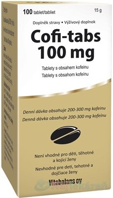 Vitabalans Cofi-tabs 100 tabliet Cofi-tabs www.bohre.sk
