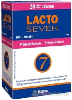 Vitabalans LACTOSEVEN 120tbl LACTOSEVEN www.bohre.sk