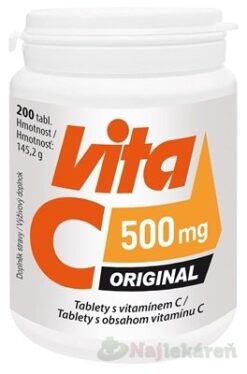 Vitabalans Vita C 500 mg ORIGINAL 200 ks Vitabalans Oy www.bohre.sk