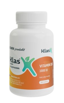 Vitamín D3 - 1000 IU KLAS www.bohre.sk