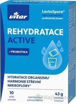Vitar Rehydratace Active + Probiotika 10 vrecúšok Vitar www.bohre.sk