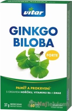 Vitar Revital Ginkgo Biloba Forte 60 kapsúl Vitar www.bohre.sk