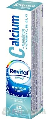 Vitar Vitamin Revital CA + MG + Vitamíny 20 tabliett eff Revital www.bohre.sk