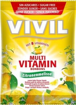 Vivil Multivitamin citron meduňka 8vitamínů bez cukru 60 g Vivil www.bohre.sk