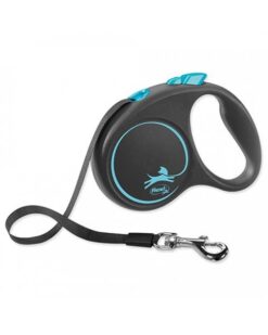 Vodítko Flexi Black Design S páska 5 m modré (do 15 kg) FLEXI www.bohre.sk