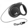 Vodítko Flexi Black Design XS lanko 3 m čierne (do 8 kg) FLEXI www.bohre.sk