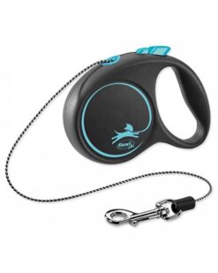 Vodítko Flexi Black Design XS lanko 3 m modré (do 8 kg) FLEXI www.bohre.sk