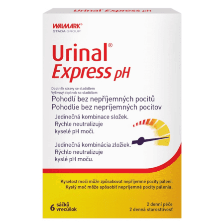 WALMARK Urinal express pH 6 vrecúšok WALMARK www.bohre.sk